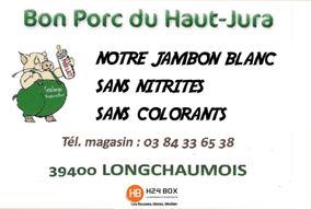 bon porc du Haut Jura