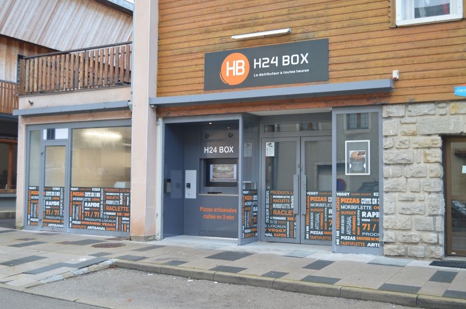 kiosque à pizzas de jour